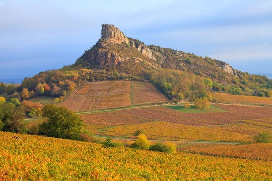 La roche de Solutr&eacute;, Sa&ocirc;ne-et-Loire