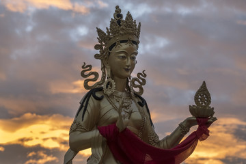 Goddess and Sunrise, Dordenma Buddha Statue Area, Bhutan © Betty Sederquist