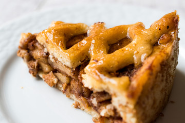 Homemade Organic Apple Pie Dessert