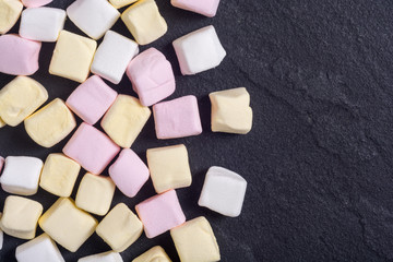 Colorful marshmallow skewers