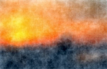 Abstract grunge background in black and orange color.