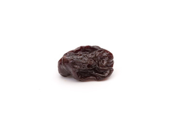 Dried Cherries on a White Backgroun