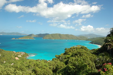 A view from peter bay St. John, USVI