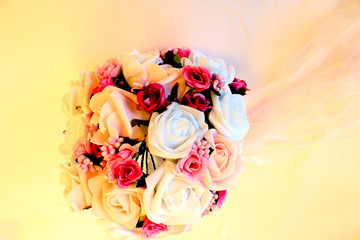 bridal flower and happiness