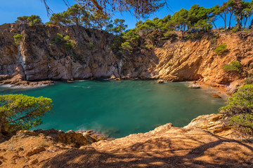 Nice detail from Costa Brava coastal in Spain