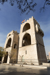 Towers of Serranos in Valencia
