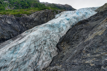 Exit Glacier in Seward in Alaska United States of America