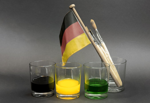 Jamaika Symbol f&uuml;r deutsche Regierungskoalition