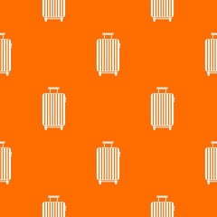 Suitcase on wheels pattern seamless