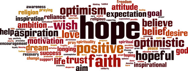 Hope word cloud