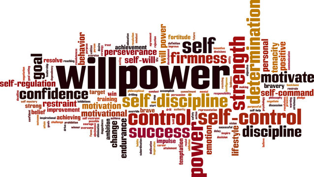 Willpower Word Cloud