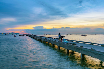 Fototapeta premium Pier in Siracha