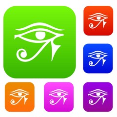 Eye of Horus Egypt Deity set color collection