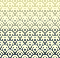 Seamless vector pattern with stylized ornament in oriental style.