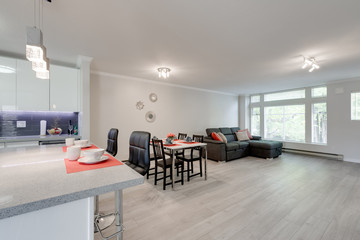 Interior design of a modern living room.