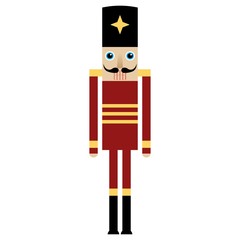 Vector illustration of a nutcracker