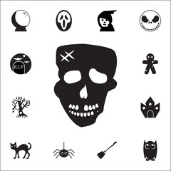zombie icon. Set of Halloween icons