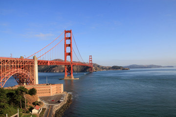 Fototapeta premium Golden Gate bridge in San Francisco, USA