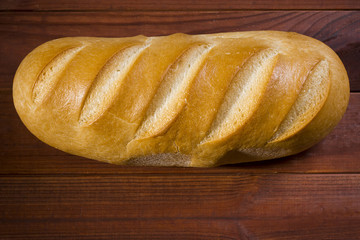 Fresh bread loaf