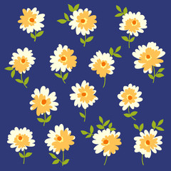 Obraz premium 花のイラスト素材