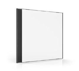 Blank CD Case Isolated