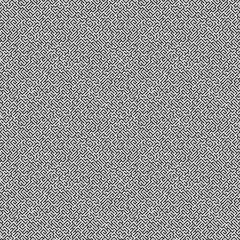 Monochrome geometric seamless pattern. Abstract maze background.