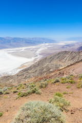 Fototapeta na wymiar Badwater basin seen from Dante's view, Death Valley National Park, California, USA.