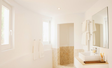Modern bathroom interior