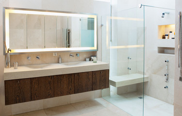 Modern bathroom interior