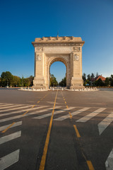 Fototapeta na wymiar Arcul de Triumf (Triumph Arch), Bucharest