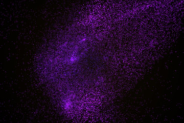 Abstract background made of violet glowing particles