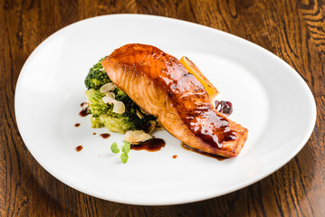 salmon steak