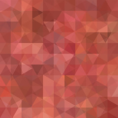 Triangle vector background. Can be used in cover design, book design, website background. Vector illustration. Brown color.