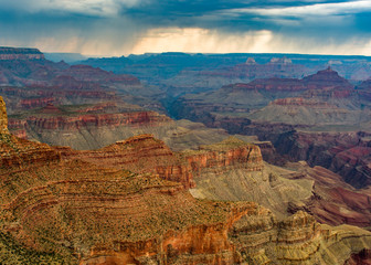 Fototapeta premium Grand Canyon Stormy Sunset
