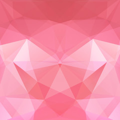 Fototapeta premium Background of geometric shapes. Pink mosaic pattern. Vector EPS 10. Vector illustration