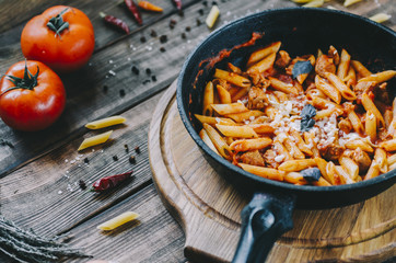 Pasta In Pan