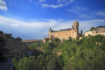 Fototapeta na wymiar Segovia, Spain. The Alcazar of Segovia. Castilla y Leon