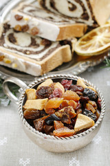 Bowl of dried fruits