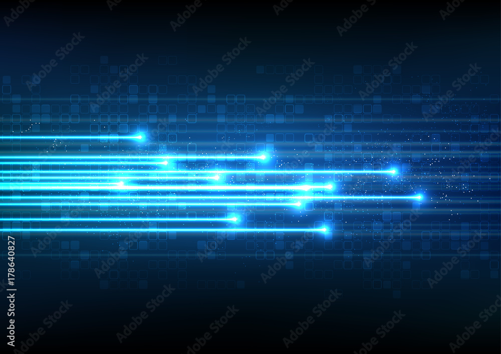 Poster vector background abstract technology communication data science