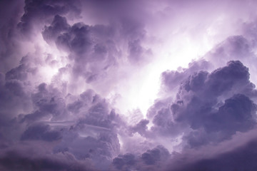 Obraz premium Dark sky and cloud storm