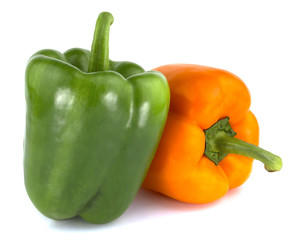 Bulgarian pepper isolated on white background