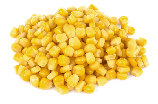 Sweet Corn Isolated On White Background