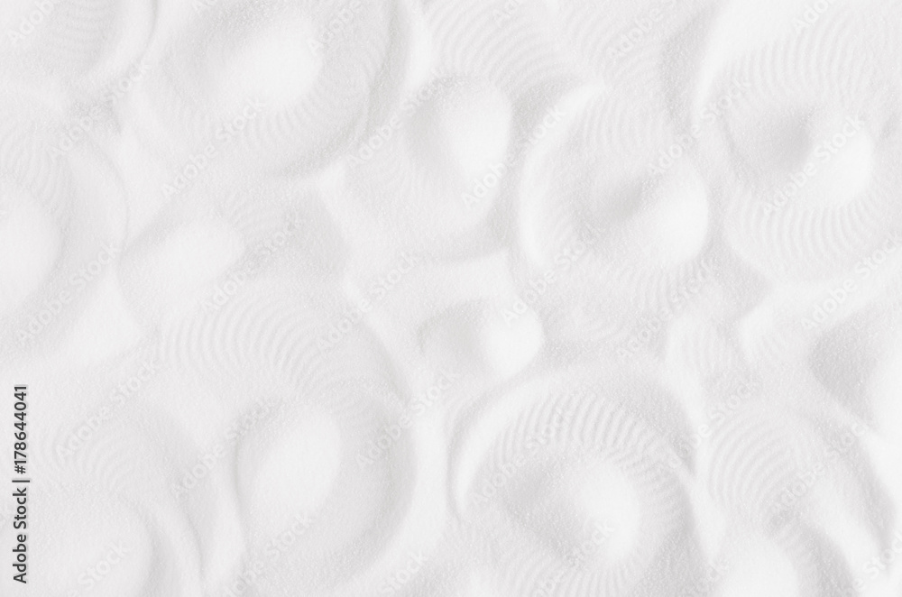 Aufkleber white abstract grainy soft background with flowers shape pattern.