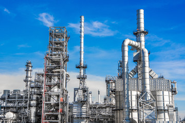 Industrial zone,The equipment of oil refining,Close-up of industrial pipelines of an oil-refinery...