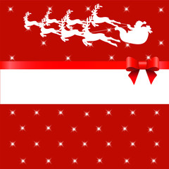 Vector illustrationChristmas background with Santa. Vector illustration for your design