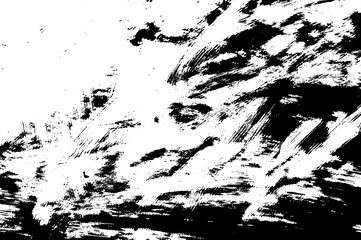 Grunge paint texture overlay. Distress black rough background. Noise dirty rectangle stamp. Dirty artistic background. Vector illustration