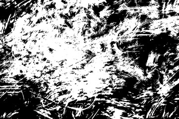 Grunge paint texture overlay. Distress black rough background. Noise dirty rectangle stamp. Dirty artistic background. Vector illustration