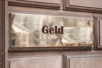 Schild 205 - Geld