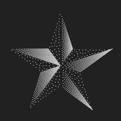 star. abstract symbol of holidays and Christmas. Vector