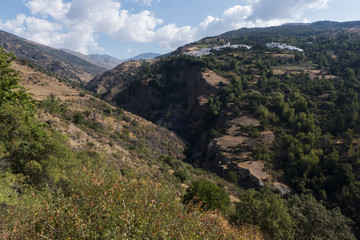 Fototapeta na wymiar discover the white villages in Sierra Nevada